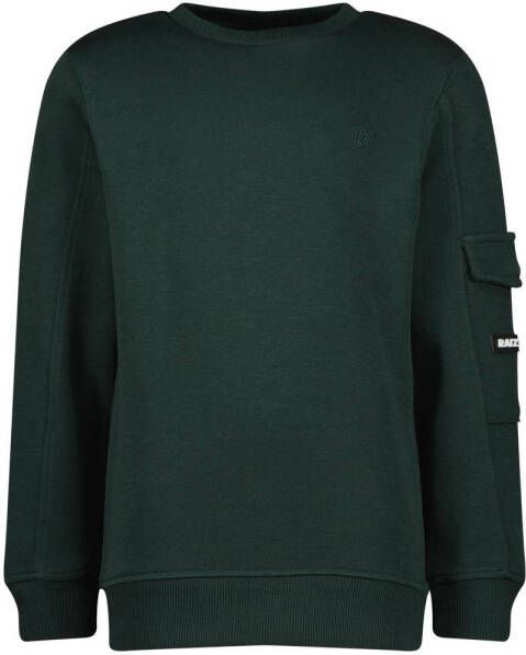 Raizzed sweater Marshall donkergroen Effen 116 | Sweater van