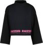 Raizzed sweater met logo zwart roze - Thumbnail 2