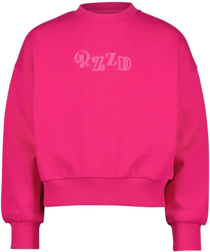 Raizzed sweater R123KGN34002 met logo fuchsia