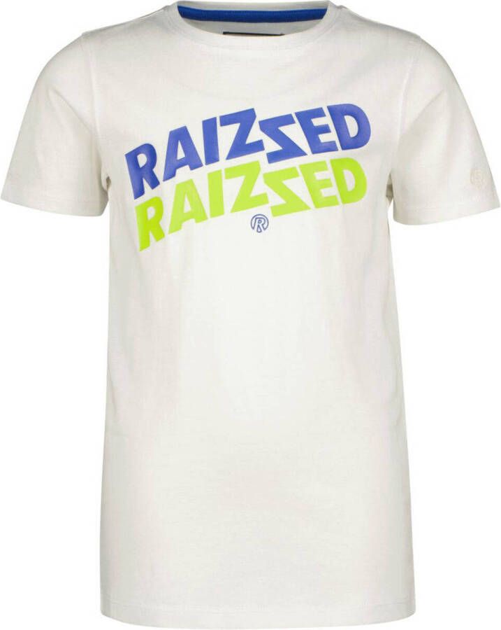 Raizzed T-shirt Hulius met logo wit