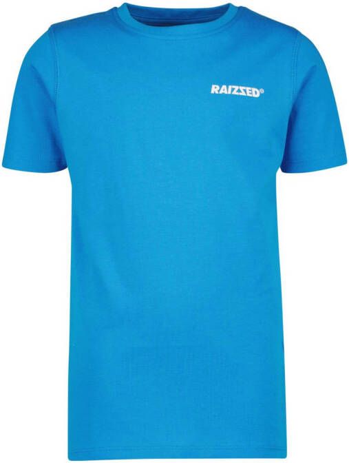 Raizzed T-shirt met logo lichtblauw