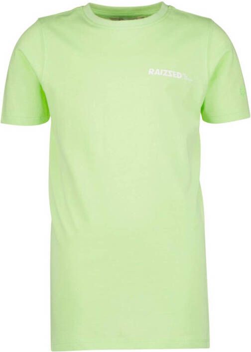 Raizzed T-shirt met logo lichtgroen