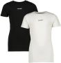 Raizzed T-shirt Nora set van 2 zwart wit Jongens Stretchkatoen Ronde hals 110 116 - Thumbnail 1