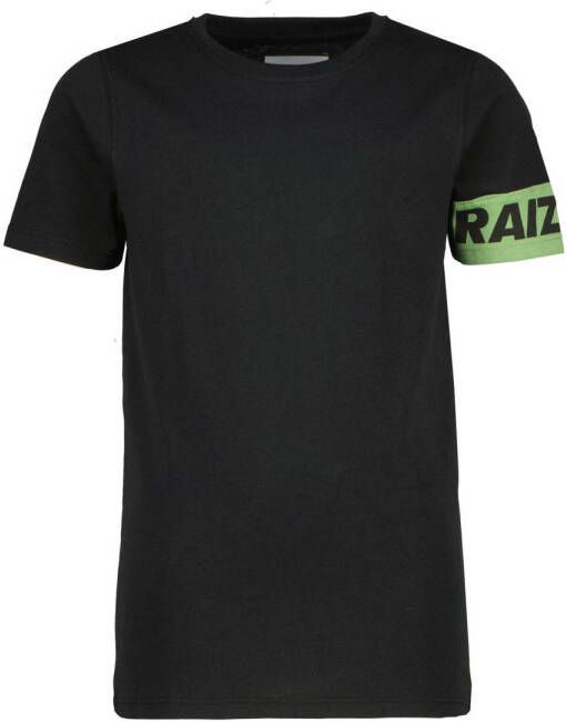Raizzed T-shirt Scottdale met logo zwart