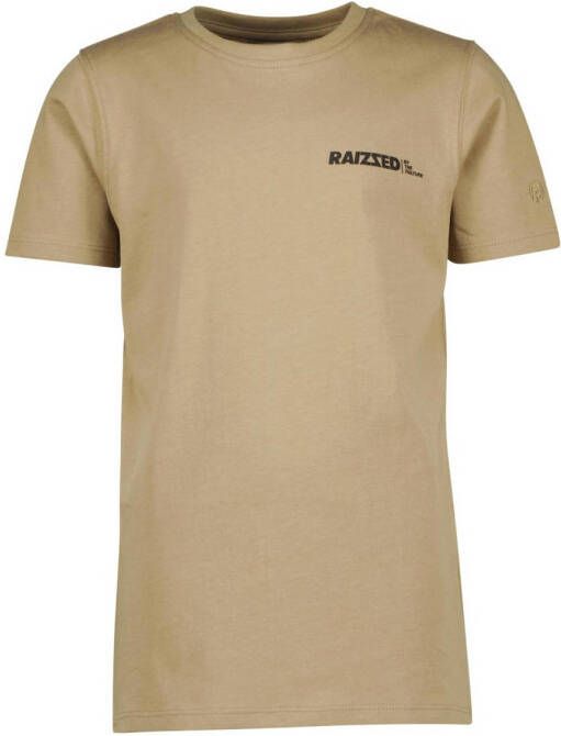 Raizzed T-shirt Sparks met logo bruin
