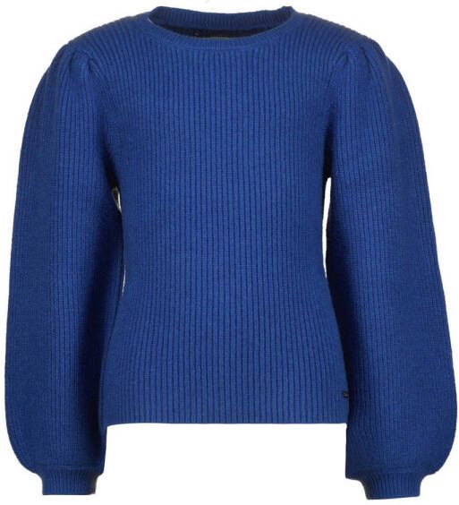 Raizzed trui Feyza blauw Meisjes Viscose Ronde hals Effen 104