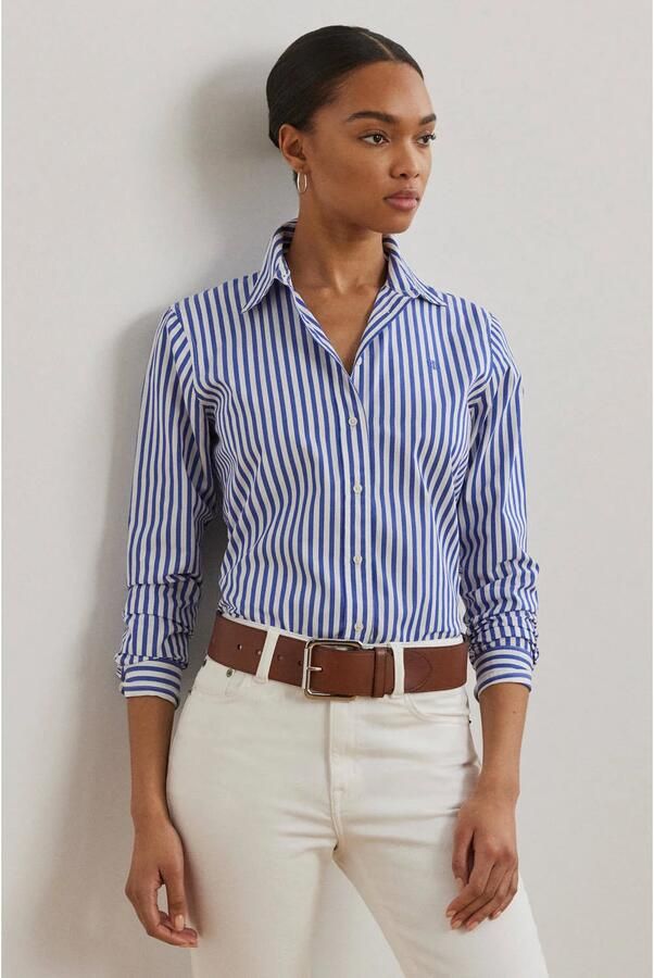 Lauren Ralph Lauren Overhemdblouse met knoopsluiting model 'JAMELKO' - Foto 2