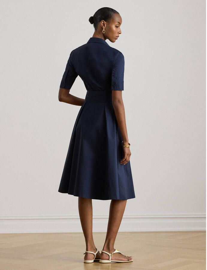 Lauren Ralph Lauren Overhemdjurk met strikceintuur model 'FINNBARR' - Foto 2
