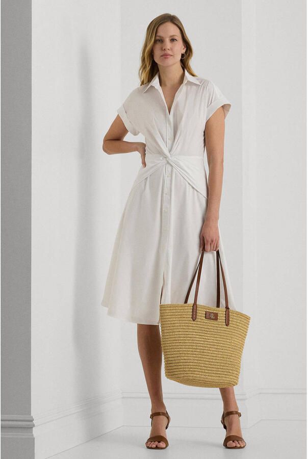 Lauren Ralph Lauren Overhemdjurk met knoopdetail model 'CIAN'