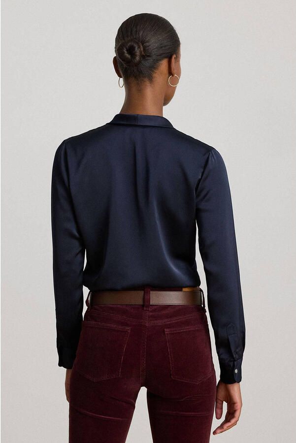 Lauren Ralph Lauren Strikblouse met V-hals model 'YILVRAY'