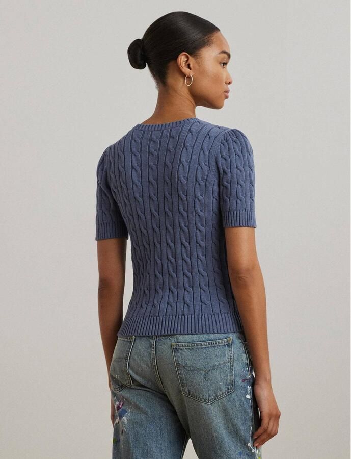 Lauren Ralph Lauren Gebreide pullover met labelstitching model 'TARJYLL' - Foto 2