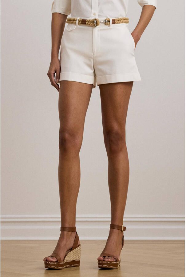 Lauren Ralph Lauren straight regular waist bermuda short ecru