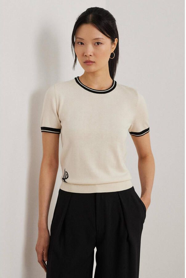 Lauren Ralph Lauren T-shirt in tricotlook - Foto 2