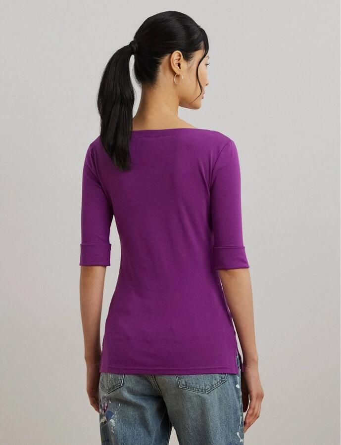 Lauren Ralph Lauren T-shirt met ronde hals model 'JUDY' - Foto 2