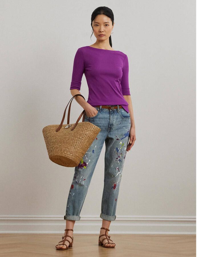 Lauren Ralph Lauren T-shirt met ronde hals model 'JUDY'