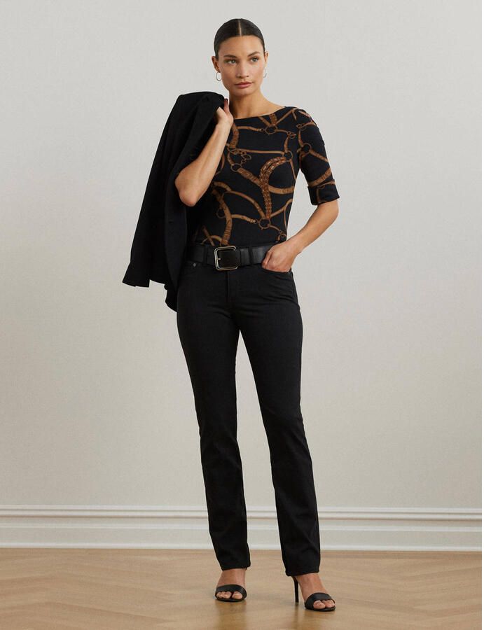 Lauren Ralph Lauren T-shirt met 3 4-mouwen model 'JUDY'