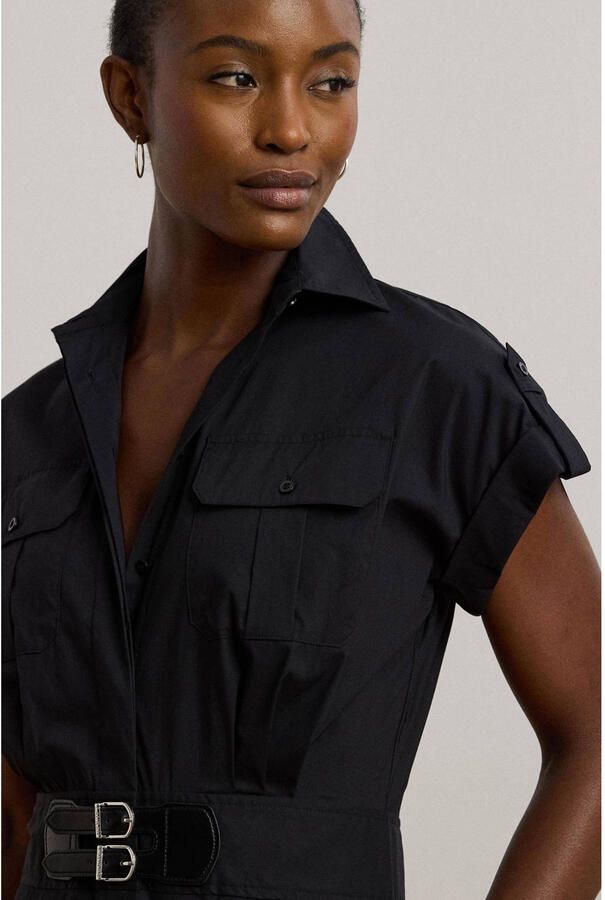 Lauren Ralph Lauren Midi-jurk met overhemdkraag