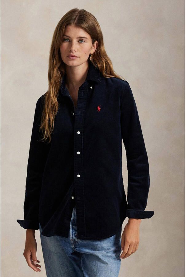 Polo Ralph Lauren Overhemdblouse met labelstitching - Foto 3