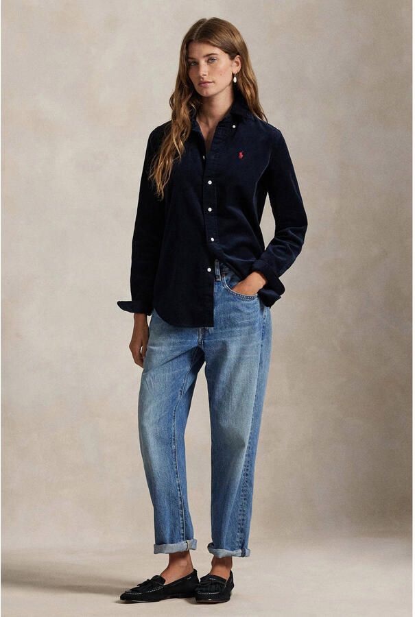 Polo Ralph Lauren Overhemdblouse met labelstitching - Foto 2