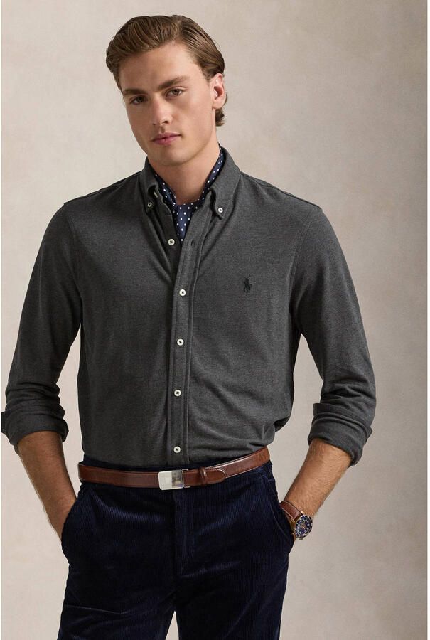 Polo Ralph Lauren Slim fit vrijetijdsoverhemd van piqué van puur katoen - Foto 3