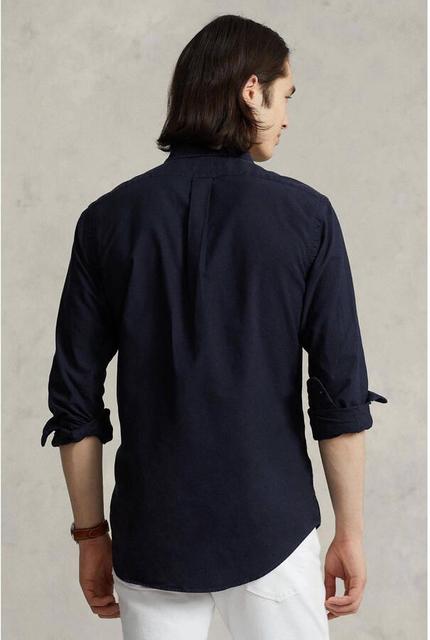 Polo Ralph Lauren Overhemd Lange Mouw CHEMISE DROITE CUSTOM EN OXFORD LEGER
