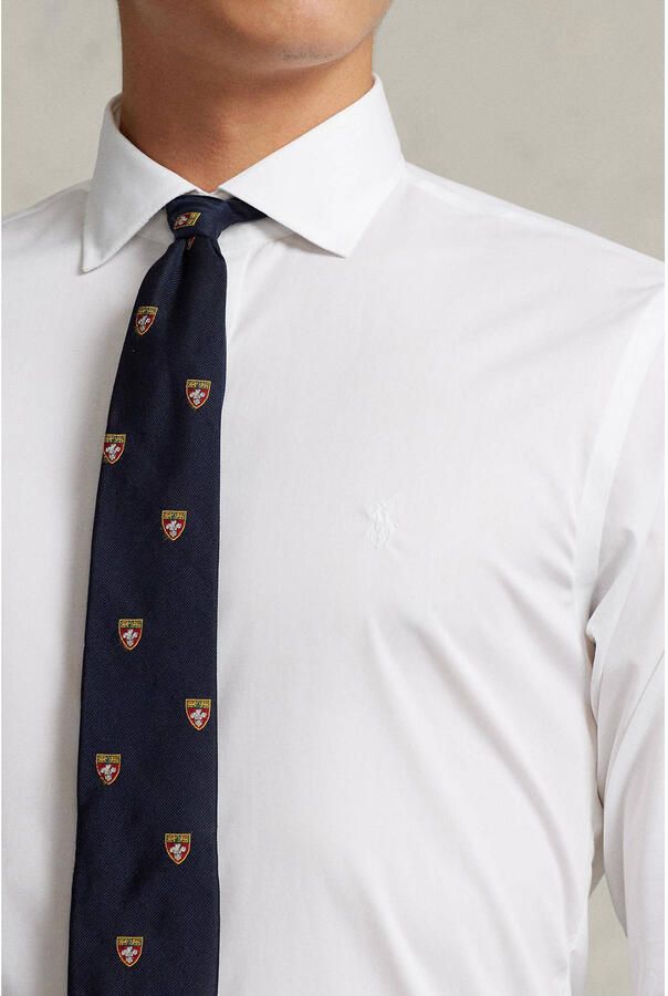 Ralph Lauren Klassieke Kraag Katoenen Poplin Casual Overhemd White Heren - Foto 2