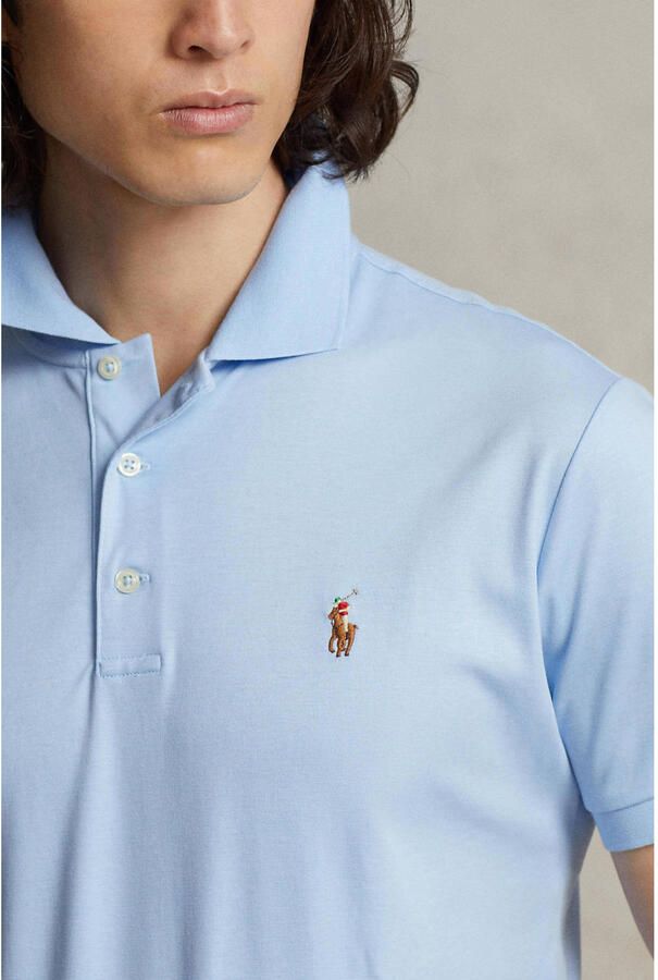 Polo Ralph Lauren Polo Shirt Korte Mouw POLO COUPE DROITE EN PIMA COTON - Foto 3