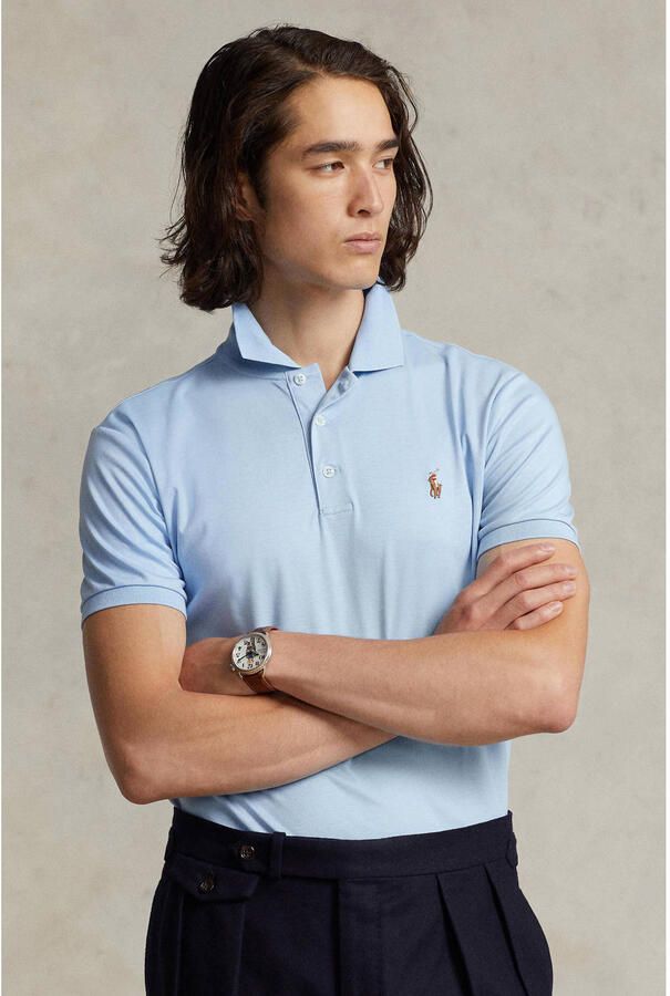 Polo Ralph Lauren Polo Shirt Korte Mouw POLO COUPE DROITE EN PIMA COTON - Foto 2