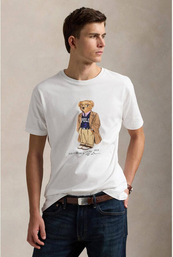 Polo Ralph Lauren Custom slim fit T-shirt met ronde hals - Foto 3