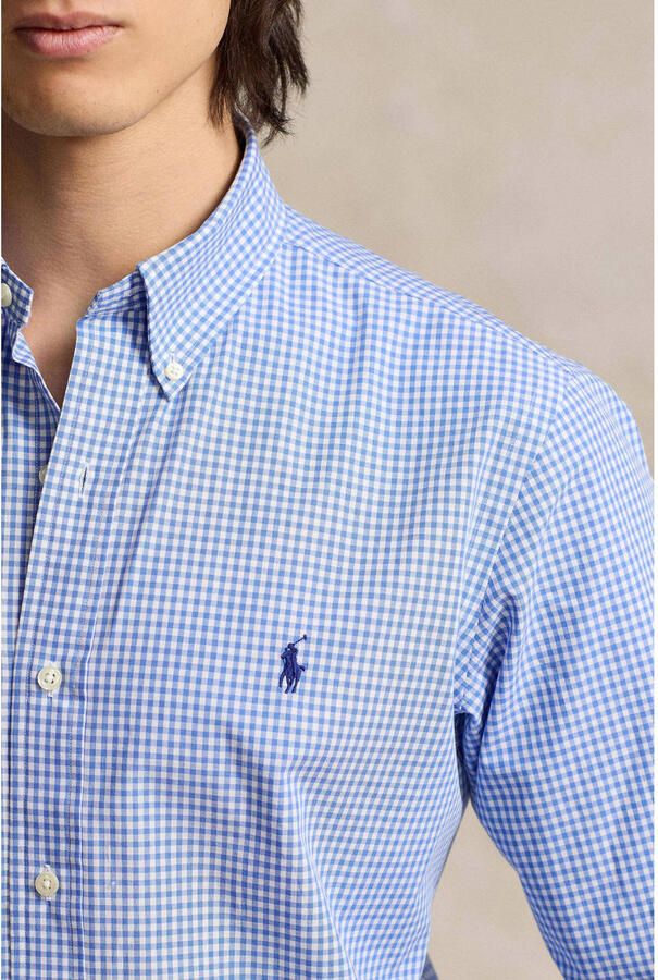 Polo Ralph Lauren Overhemd Lange Mouw CHEMISE AJUSTEE SLIM FIT EN POPELINE UNIE