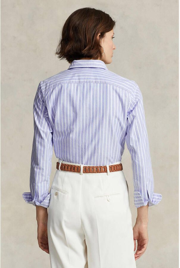 Polo Ralph Lauren Overhemdblouse met logostitching model 'Kendal' - Foto 2
