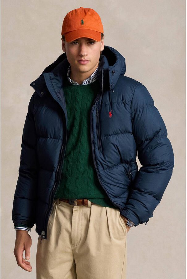 POLO Ralph Lauren gewatteerde jas donkerblauw - Foto 3