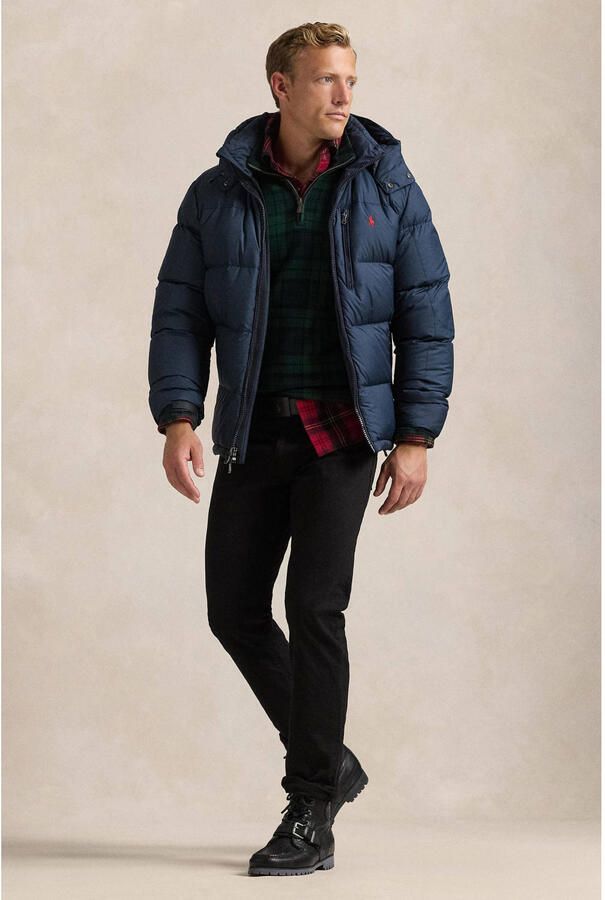 POLO Ralph Lauren gewatteerde jas donkerblauw - Foto 2