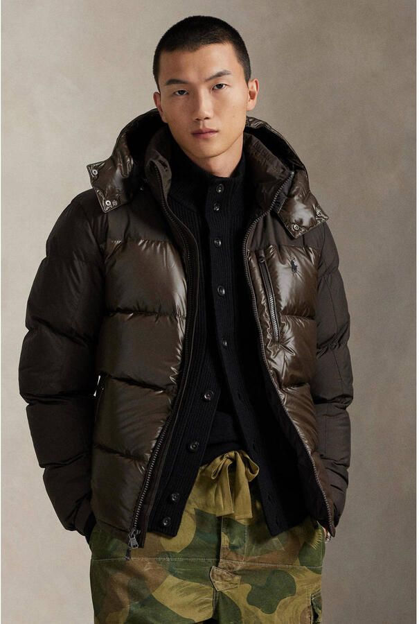 Polo Ralph Lauren Gewatteerd jack met labelstitching - Foto 2