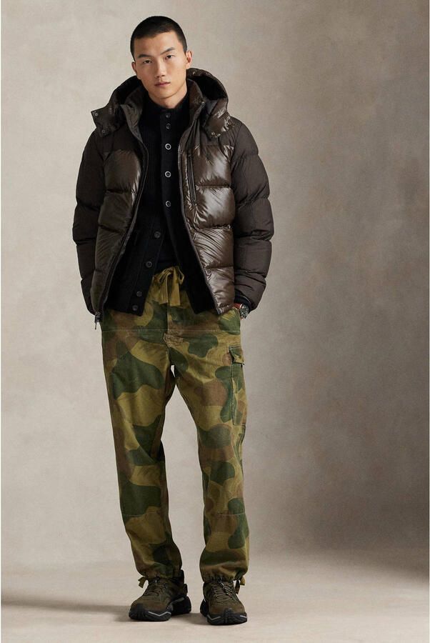 Polo Ralph Lauren Gewatteerd jack met labelstitching