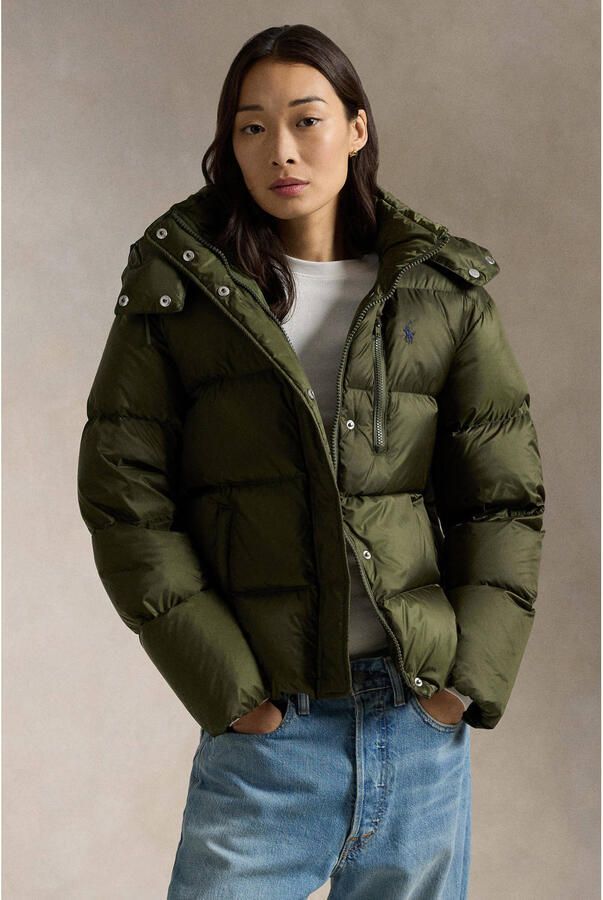 Polo Ralph Lauren Donsjack met blinde ritssluiting en steekzakken - Foto 2