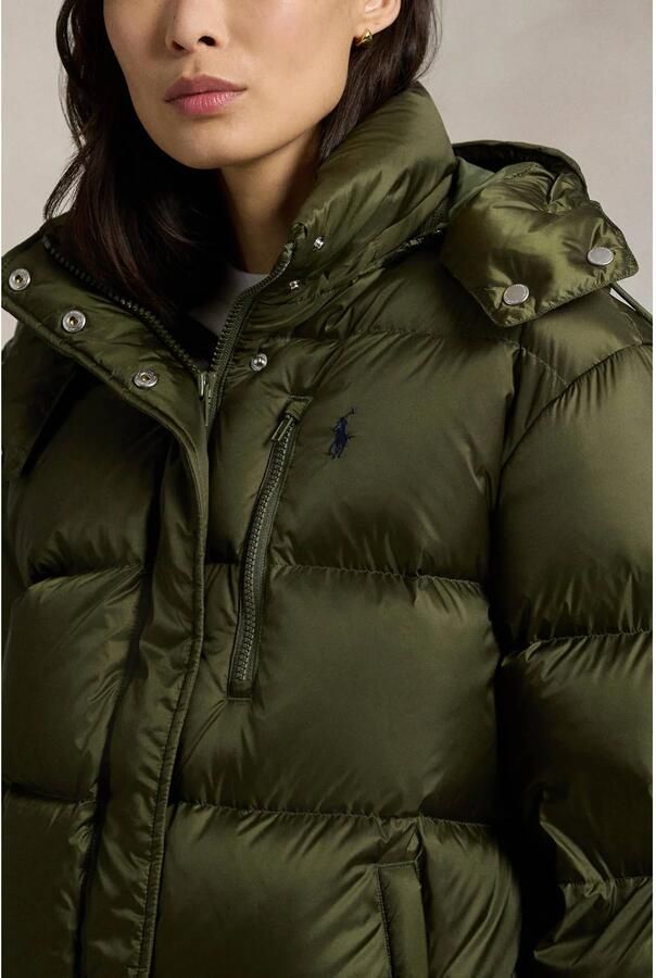 Polo Ralph Lauren Donsjack met blinde ritssluiting en steekzakken - Foto 3