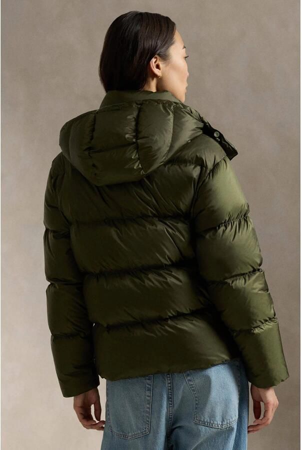 Polo Ralph Lauren Donsjack met blinde ritssluiting en steekzakken