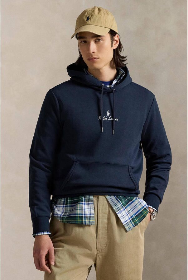 Polo Ralph Lauren Hoodie met labelstitching en kangoeroezak - Foto 2