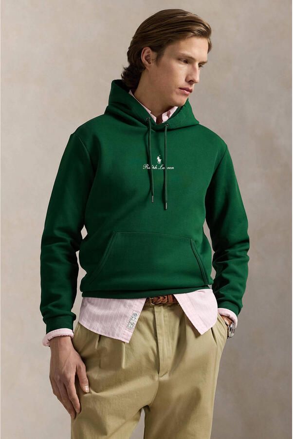 Polo Ralph Lauren Hoodie met labelstitching en kangoeroezak - Foto 2