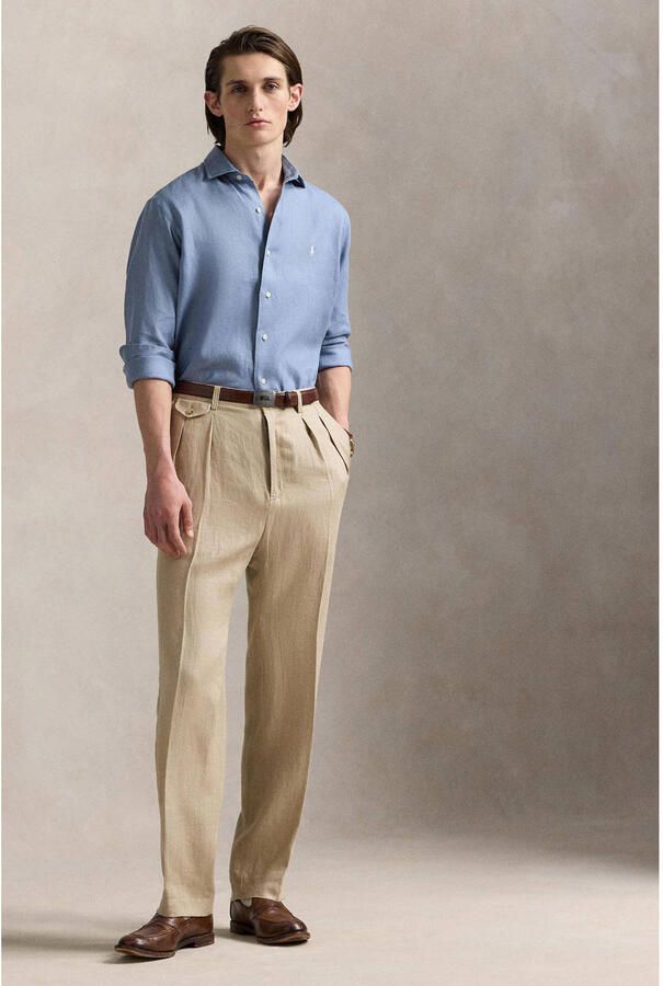 Polo Ralph Lauren Regular fit linnen overhemd met button-downkraag