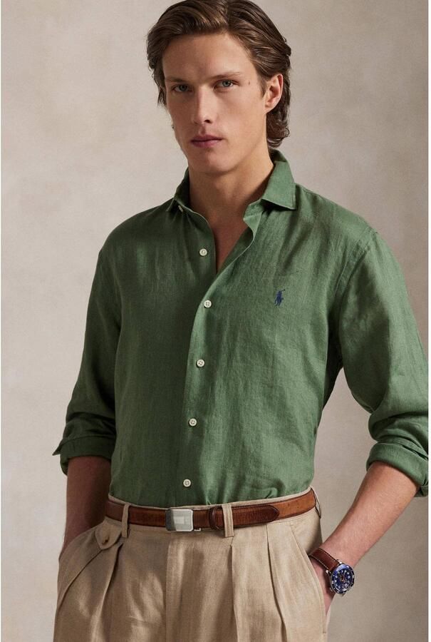 Polo Ralph Lauren Regular fit linnen overhemd met button-downkraag