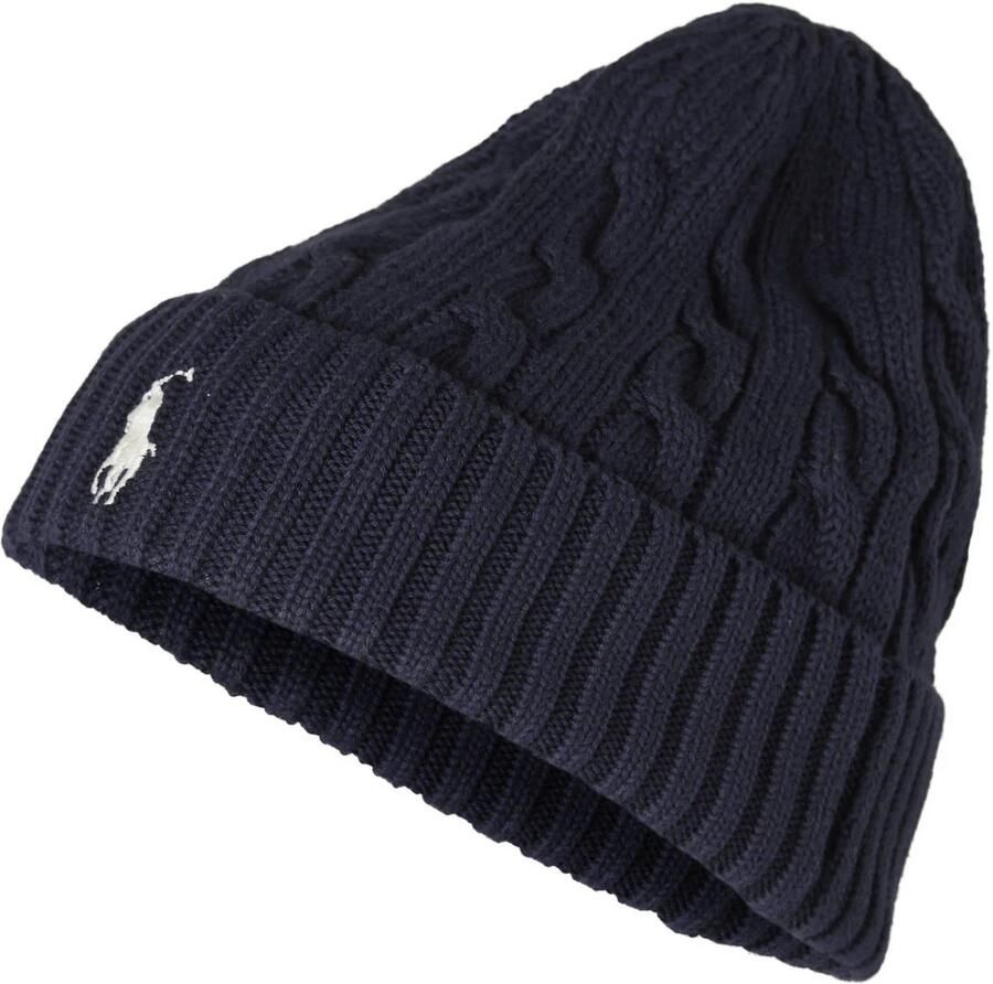 POLO Ralph Lauren muts met logo donkerblauw