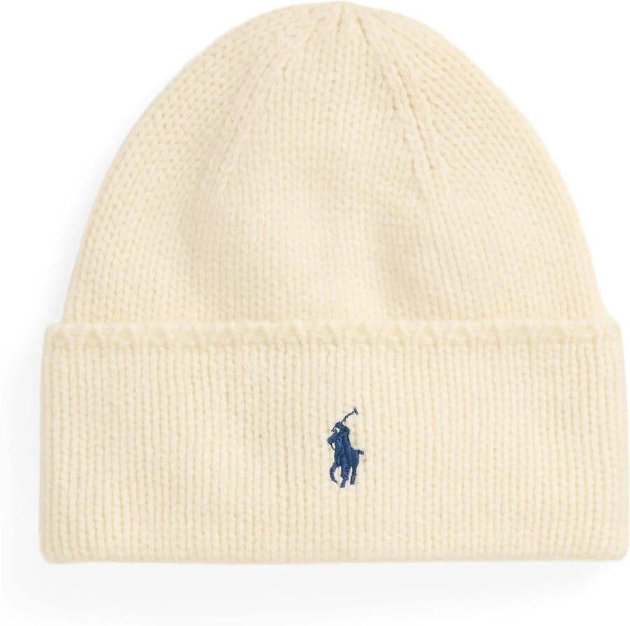 Polo Ralph Lauren Muts van wol met labeldetail model 'PONY' - Foto 2