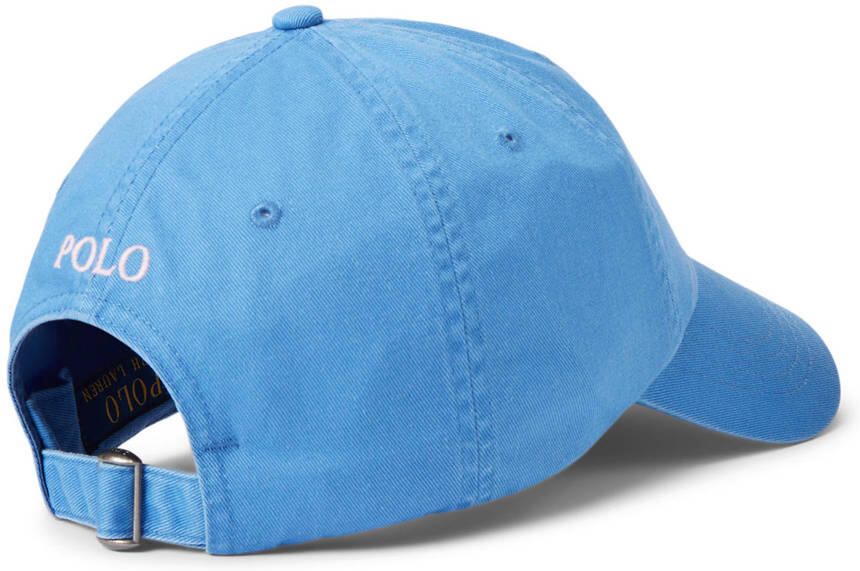 Polo Ralph Lauren Blauwe Katoenen Chino Ball Cap met Geborduurd Pony Blue Heren - Foto 2