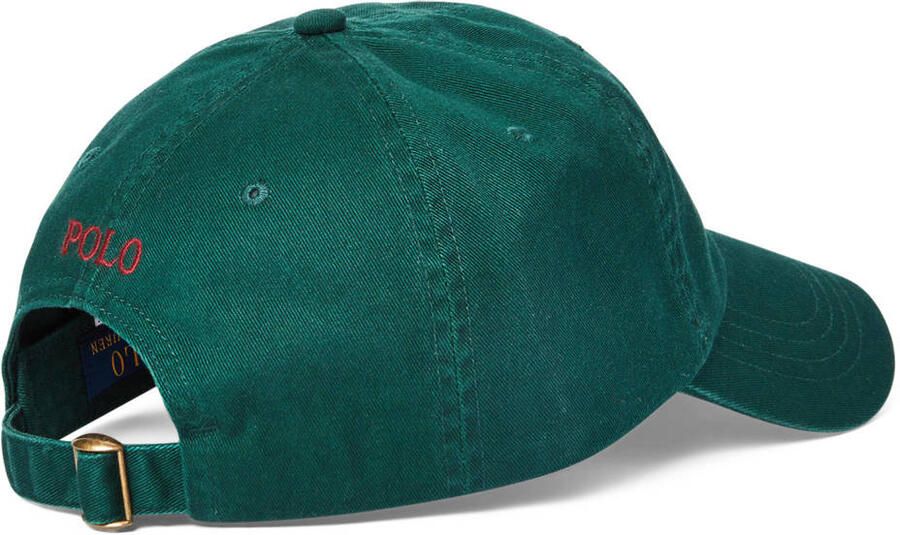 Ralph Lauren Groene pet met klep en geborduurd logo Green Heren