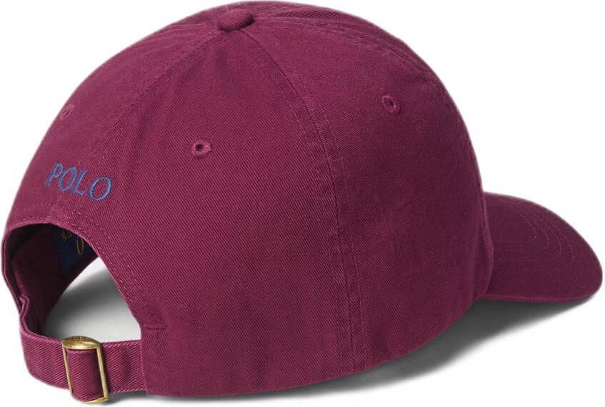POLO Ralph Lauren pet met logo donkerrood - Foto 1