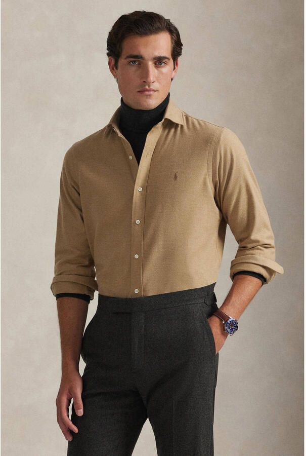 Polo Ralph Lauren Custom fit vrijetijdsoverhemd met labelstitching