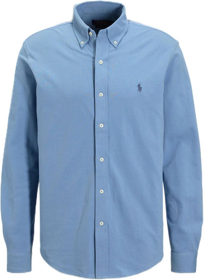 Polo Ralph Lauren Overhemd Lange Mouw CHEMISE AJUSTEE COL BOUTONNE EN POLO FEATHERWEIGHT