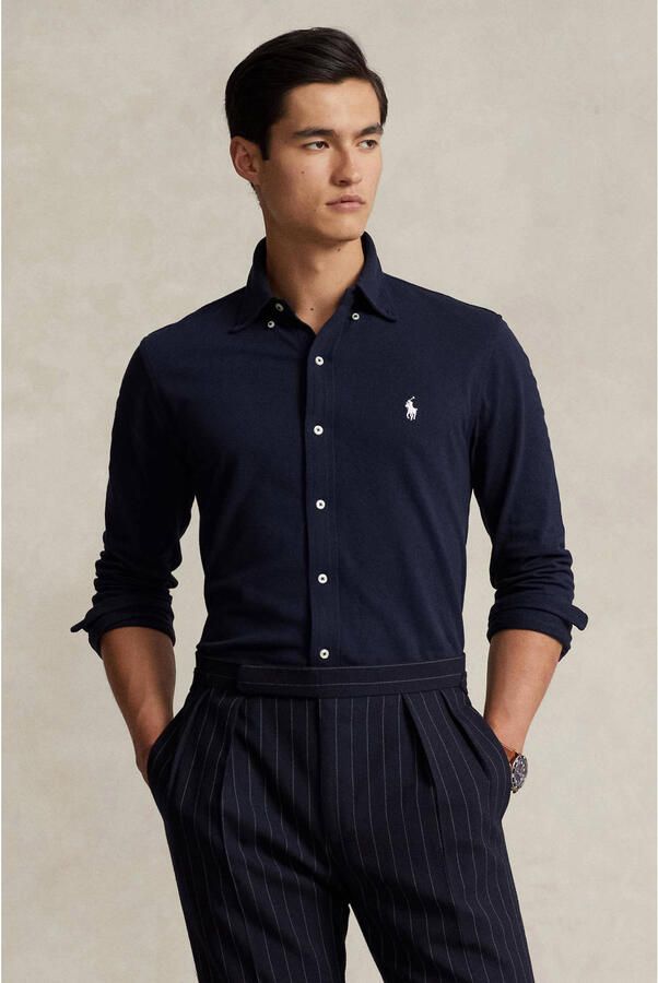 Polo Ralph Lauren Overhemd Lange Mouw CHEMISE AJUSTEE COL BOUTONNE EN POLO FEATHERWEIGHT LOGO PONY PLA - Foto 2